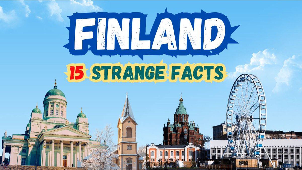 HiddenGemsReal's tweet photo. 15 Facts About Finland |Strange Facts | Hidden Gems
Watch it here: https://t.co/Uhs8de6FW6
Finland is a country full of unique surprises, from its strange and quirky customs to hidden gems that many travelers overlook.
#explorefinland #strangefacts  #factsaboutfinland #... https://t.co/GhyXbHBO15