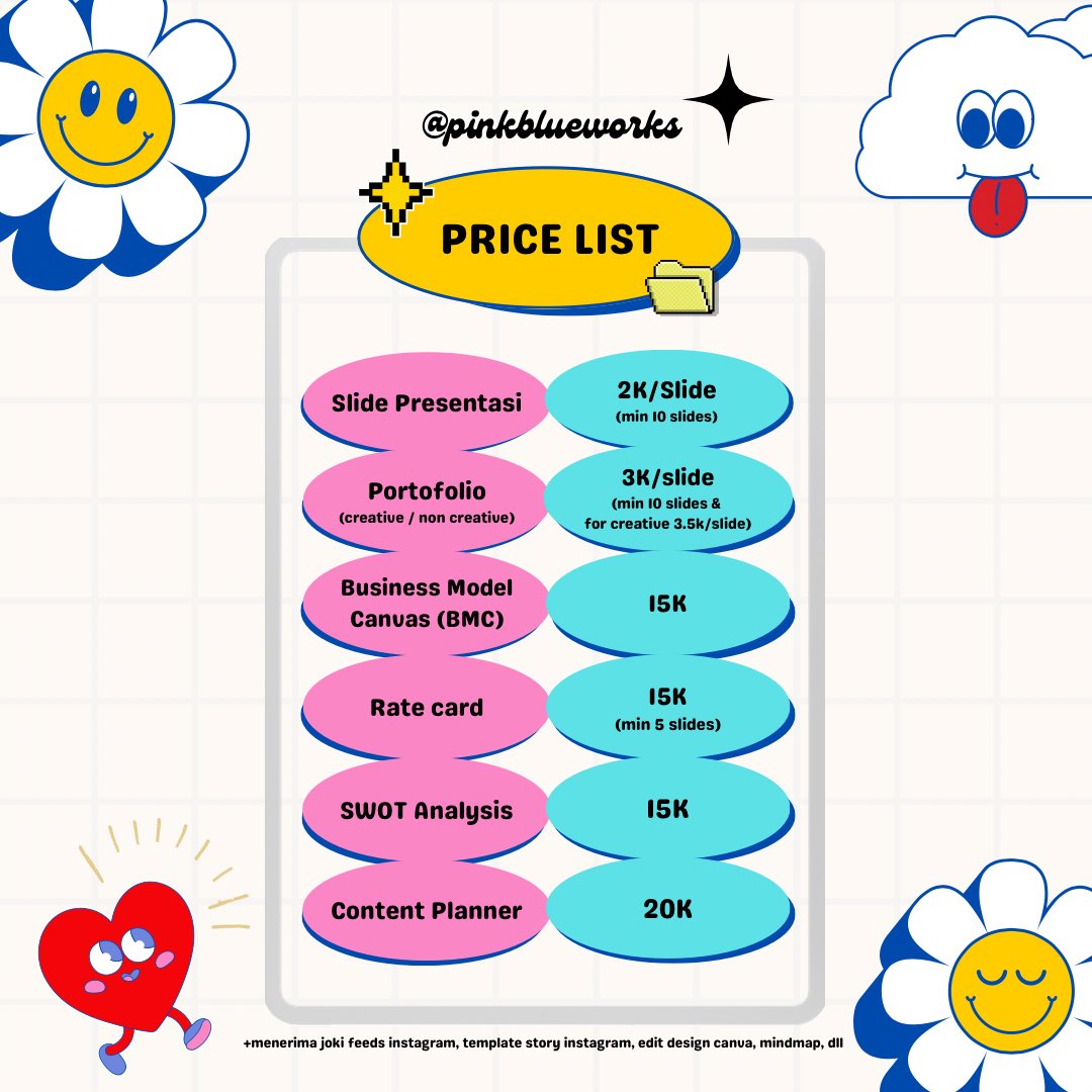 DESIGN PPT PORTOFOLIO RATECARD MURAH tweet media