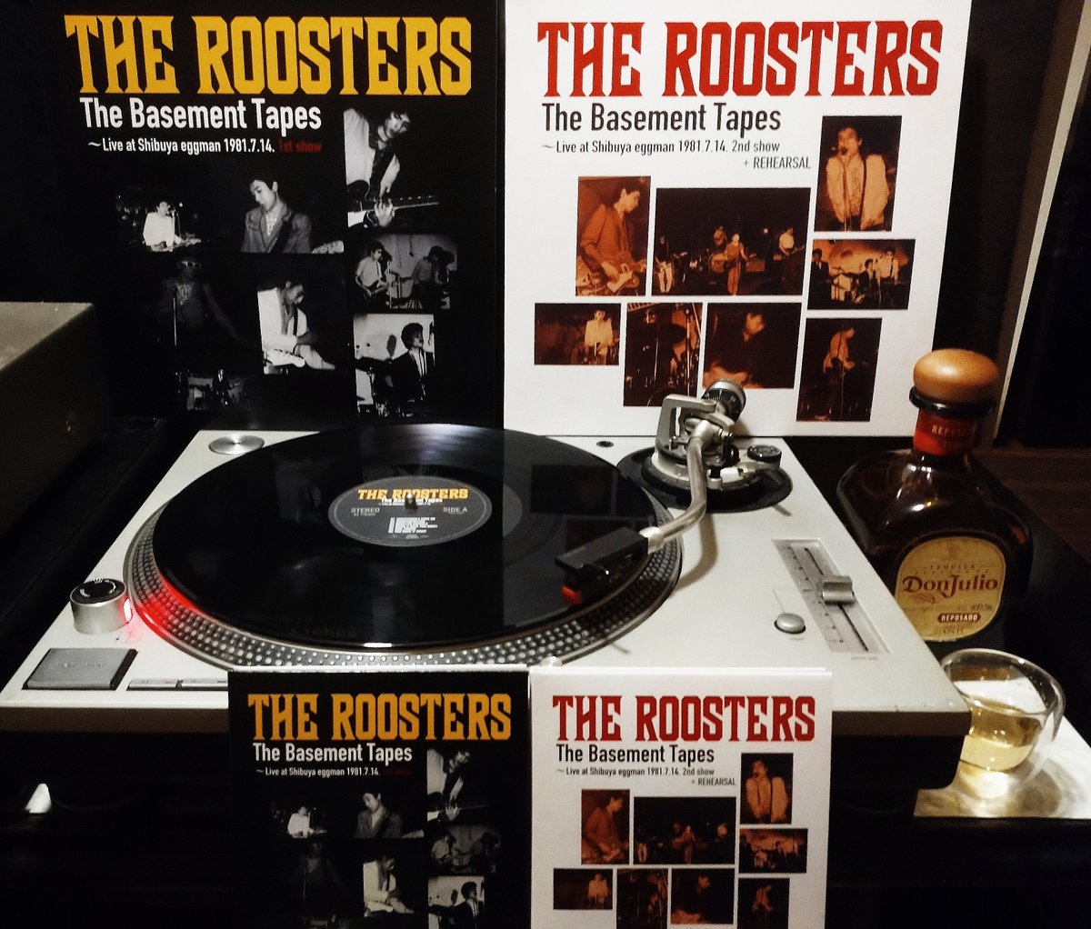🙌🙌🙌
修理に出していたアンプが
予定より早く戻ってきたので
THE ROOSTERS/
The Basement Tapes
のアナログ盤を聴きます。
CDも最高でしたが
やはり、レコードは特別❗
盤が回り始めただけで
テンションが上がります⤴️
今夜は
テキーラを少しだけ
呑みま～す✨🍻🎶
