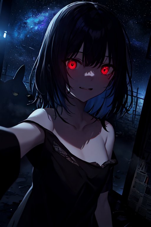 skebon's tweet photo. 今日も皆さまに、おはようございますが
言えなかった。何故か

それは自分が夜型人間だから、なのか

#AI生成画像　#AIart https://t.co/TtgUkzIPoa