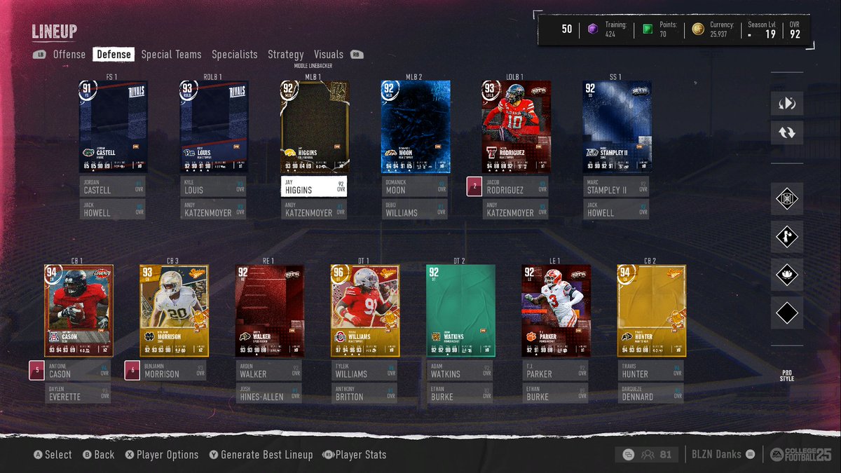 Gn peeps 
Gonna stream some CUT tomorrow only grinded it for 3wk 💪
 
Twitch.tv/BLZNDank
Twitch.tv/BLZNDank

Come through and catch a vibe ✨️  
First stream in awhile at 11am CST 
<a href="/EASPORTS_CUT/">CFB Ultimate Team</a> <a href="/EASPORTSCollege/">EASPORTSCollege</a>