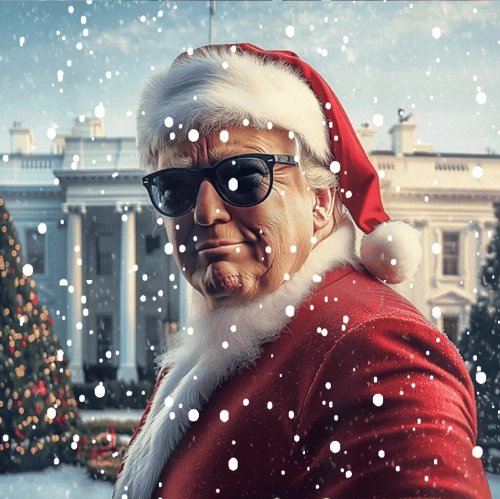 SantaTrump2024X's tweet photo. Trump: I want to wish everyone a very merry Christmas 🎄

#Santa #Christmas #xmas #MerryChristmas #Trump #Trump2024 #Christmas2024 https://t.co/qwtrJKsTls