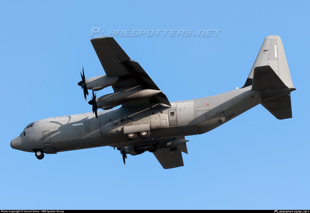 LebanonJets's tweet photo. Military: #Italy AirForce same #C130 as yesterday Dec20 is back to #Beirut again from #Pisa #MM62195 #33FFE1 https://t.co/BxzWNUhRHw