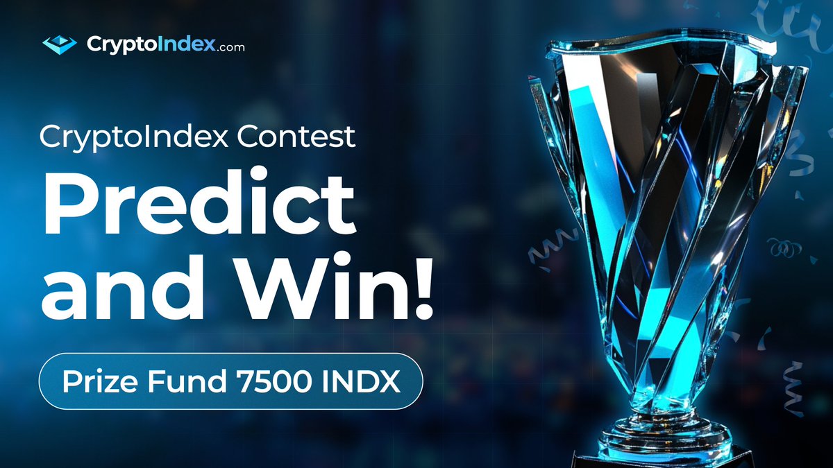 🚀CryptoIndex Contest: Predict and Win!
Comment with the coin you think will grow the most (%) this week.Repost this tweet, and head to the coin's X community.Share why you believe in it, mention this contest,and drop the link to your comment here!

⏳Deadline: Dec 22, 22:00 UTC.