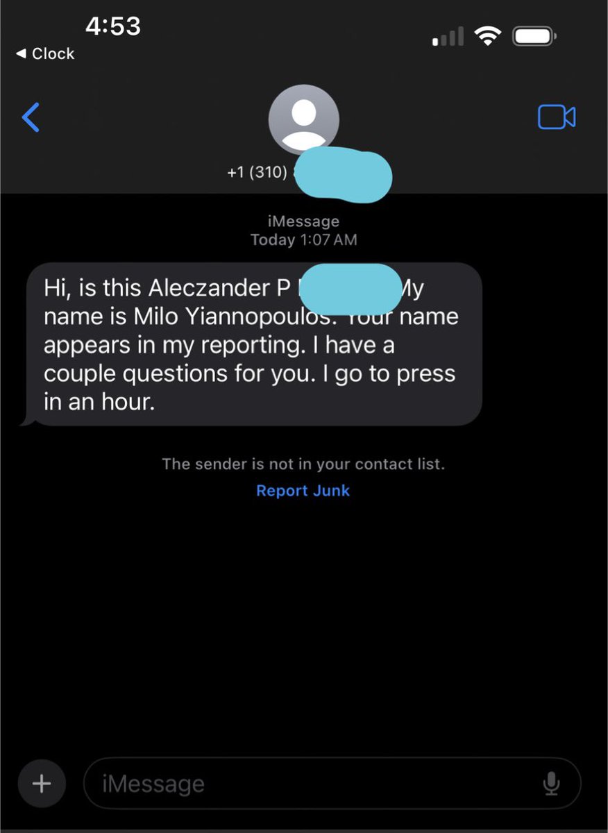 aleczaender's tweet photo. Last August, @Nero sent messages to my dad threatening to go to the press.

Hours later, my house got swatted, which also happened to MTG not long after she fired Milo.

I decided to confront Milo in person with my own questions about why he swatted me. Attached are the receipts. https://t.co/eWQHjckFcB