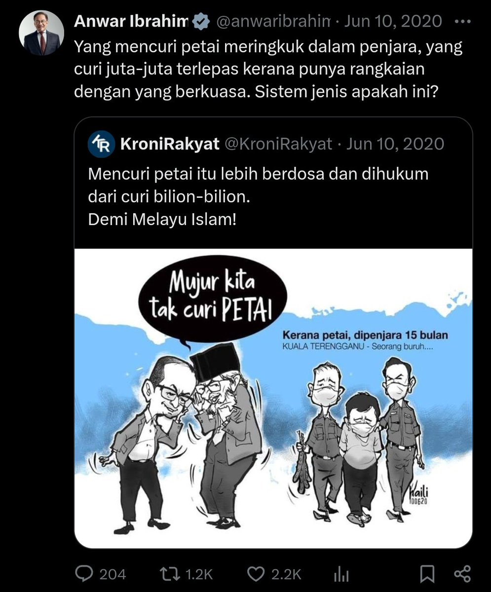 Nastro75's tweet photo. @kuasasiswa Lama dh PMX pertikaikan..rakyat je lambat..🤭 https://t.co/4vNKkZ4u5T