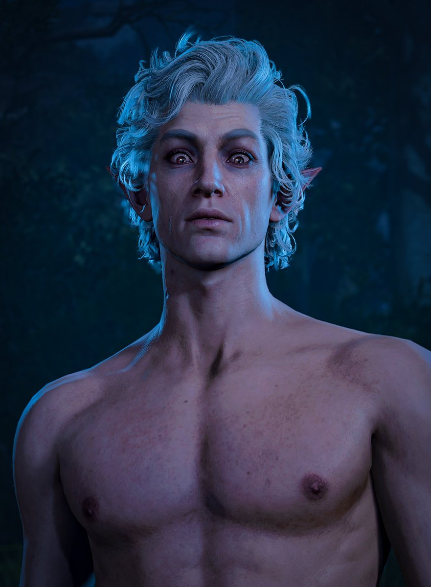 Got asked recently what my own fave pic is. It's so hard to choose but the fact that this is canon to seeing Halsin naked gets me every time 😅💜