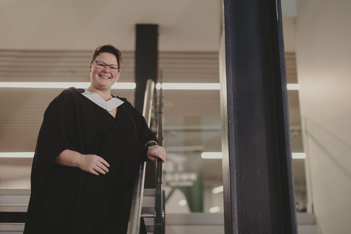 RobertGordonUni's tweet photo. Congratulations to Diane Connolly-Philip from Inverness who graduates with first-class Graduate Apprenticeship BSc (Hons) in Construction and the Built Environment  after switching career with a 6-month-old baby.

Read more ➡️  https://t.co/iWHjJoRt8j

#RGUGrad | #RGUGraduations https://t.co/CqYwmCytuF