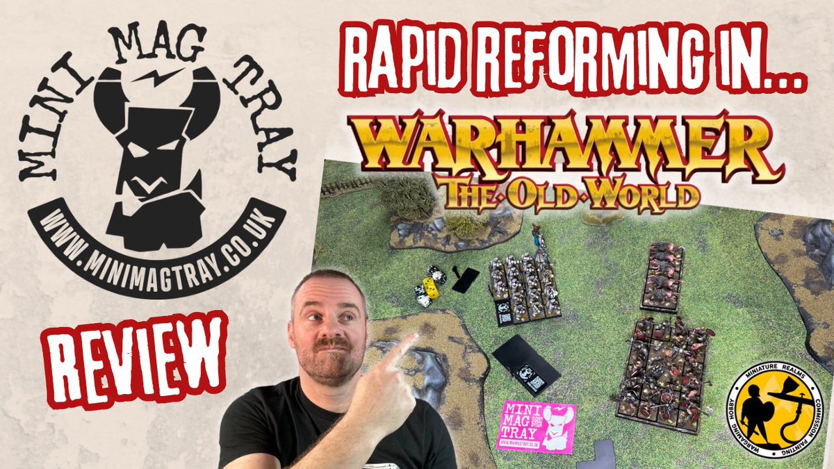 MiniatureRealms's tweet photo. MiniMag Tray sent me some innovative Rapid Reform Movement Trays to try out, find out what I thought...
https://t.co/WLkUiGKFuj
#warhammer #warhammertheoldworld #warhammercommunity #minimagtray #warhammerfantasy #paintingwarhammer https://t.co/GnSmXvdtXP