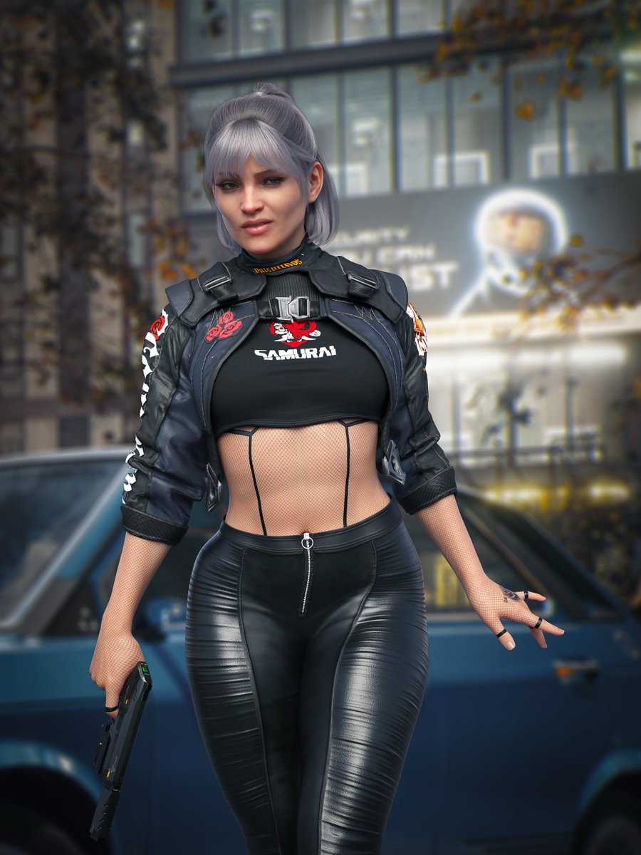 CMDR_FOSDYKE's tweet photo. Lina cyber samurai in @CyberpunkGame
#3dartwork #custom3d #characterart https://t.co/wVB1jfhK2Z