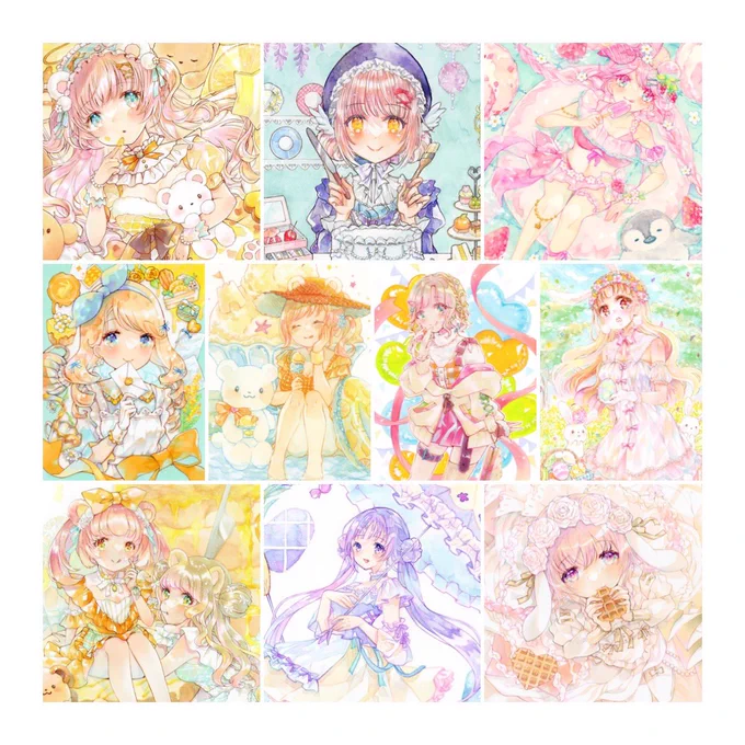 🎄ポストカード展参加中!🎄
オリジナルポストカード展「+P Tokyo8」に10種類の作品で参加しています。
新旧お気に入りの子を集めましたのでお楽しみください🩷

12/20〜25  11:00-20:00 
※最終日 19:00まで
デザインフェスタギャラリー (東京 原宿)
WEST 1-B 1-C

#plusP_T8
#DFGHarajuku 