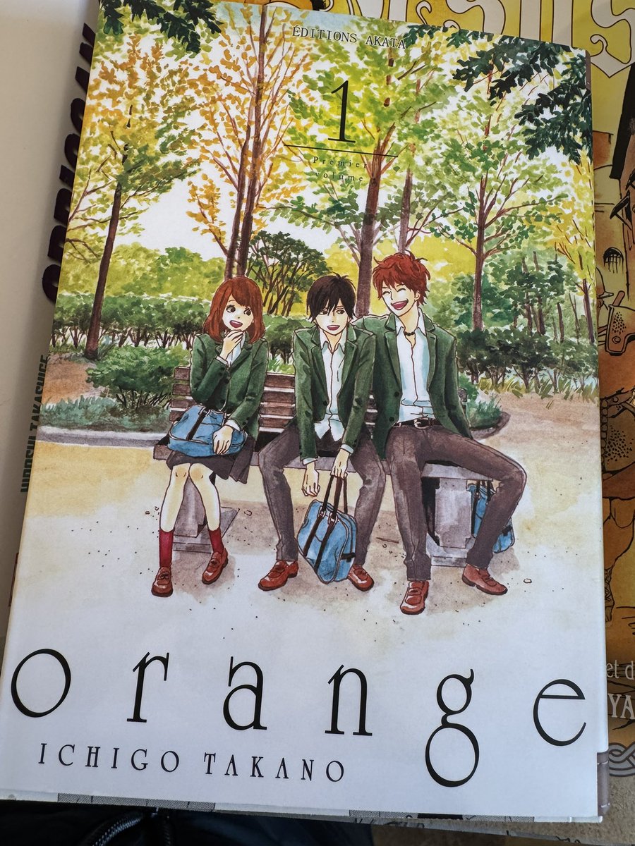 @shirahamakamome Orange. Une lycéenne reçoit une lettre pleine de son elle du futur, pleine de remords. Dessin classique mais maîtrisé et histoire très très touchante