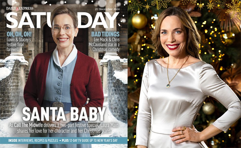 Oh baby! Laura Main dazzles as #CallTheMidwife cover girl in today's Saturday Express Magazine!

Call the Midwife Two-Part Christmas Special:
UK: Part1 - Christmas Day 8pm Part2 - Boxing Day 7:30pm
US: Part1 - Christmas Day 8pm ET Part2 - Christmas Day 9pm ET