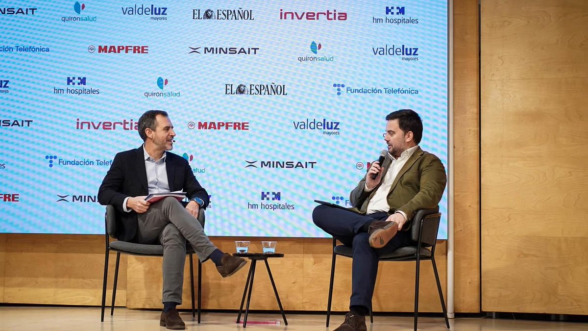 El lunes participé en un foro de El Español sobre "silver economy" bit.ly/3VNa0iQ. Hablé sobre la revista Telos bit.ly/49NvQbE y nuestros proyectos formativos: campus 42 bit.ly/3VRUW3A, NCN bit.ly/3VNafdK o Reconectados bit.ly/3VP3at8