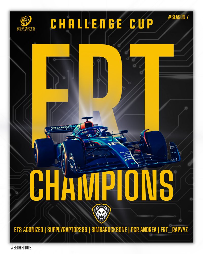 Congratulations to your Console Challenge Cup winners: <a href="/FRT_Racing/">Future Racing Team</a> 👏