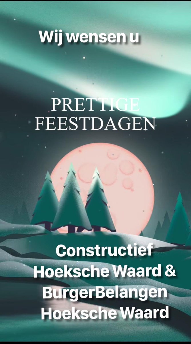 ConstructiefHw's tweet photo. Ook namens ⁦@BelangenBurger⁩ wensen wij u fijne dagen! https://t.co/Mo2pnaMqck