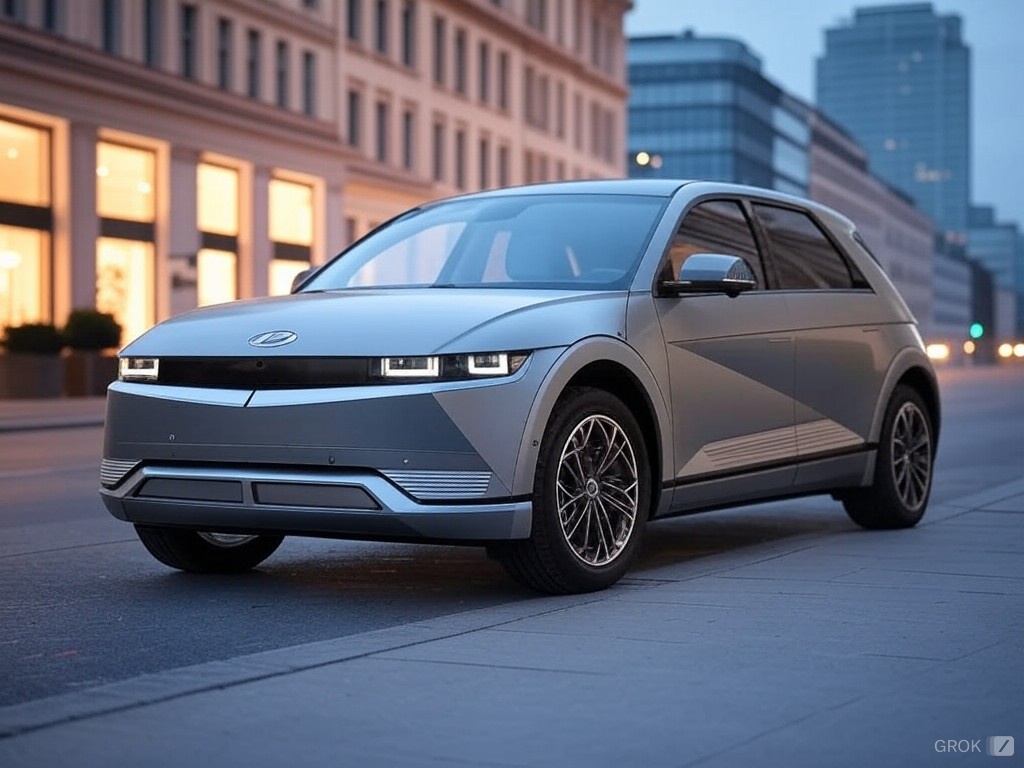 SALLAR___'s tweet image. Hyundai Ioniq 5 - "Hyundai Ioniq 5 - Where the past meets the future of mobility. A retro-futuristic electric vehicle with impressive range and ultra-fast charging. #Ioniq5 #ElectricInnovation"