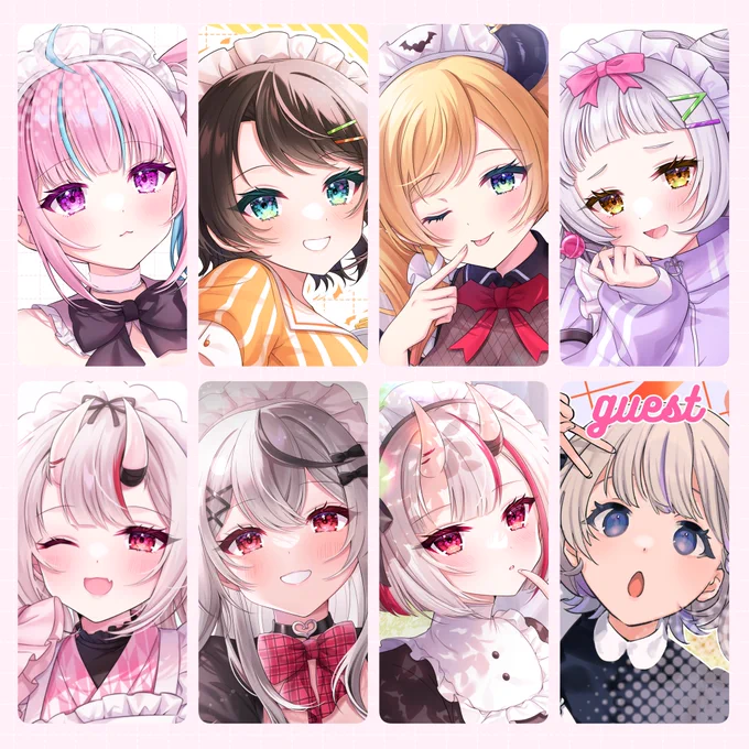 ⋆꙳𝜗𝜚꙳.*新刊サンプル⋆꙳𝜗𝜚꙳.*百鬼あやめちゃん中心のホロライブメイド服イラスト本ですෆ˚*会場限定でチェキ風ポストカードをノベルティでお付けします!(数に限りがあるのでご注意…!)よろしくお願いいたします〜(՞ ܸ.ˬ.ܸ ՞)#C105 