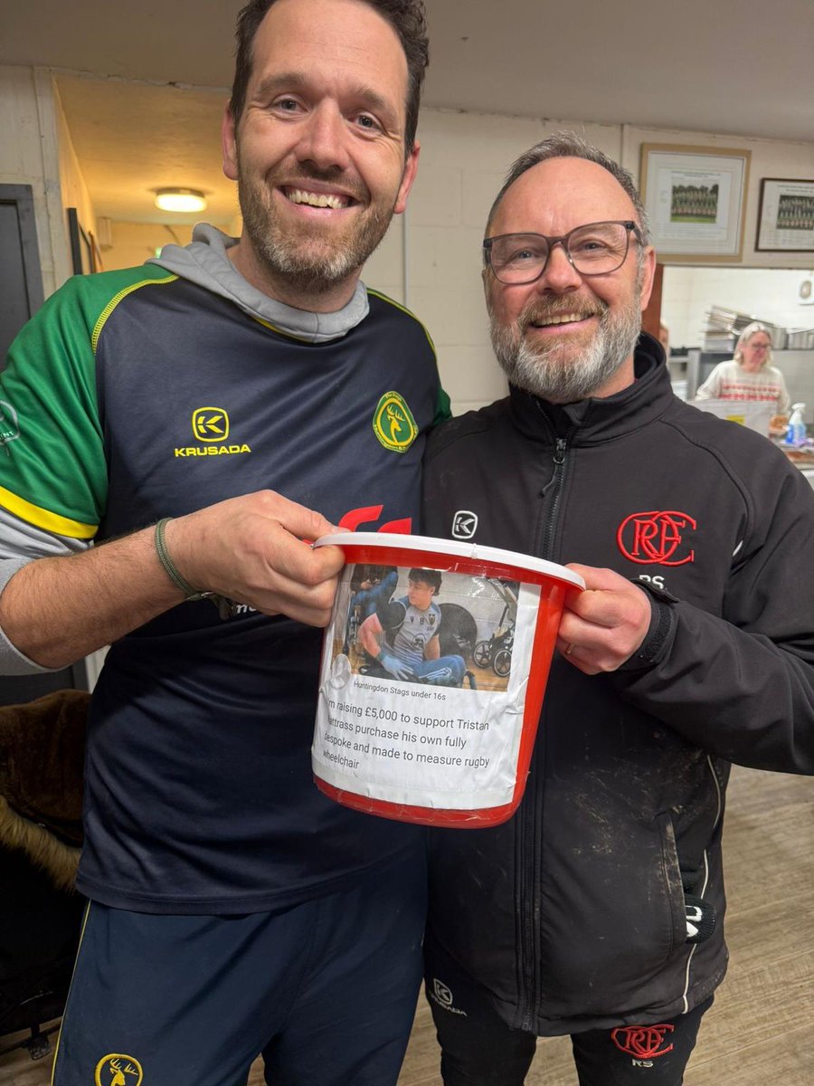 huntingdonrugby's tweet photo. A huge thanks to @official_ORFC U16s who have been collecting at their recent First XV games to support Tristan’s appeal. Their £500 donation gets our U16s closer to the target. https://t.co/nPvH15OOWm https://t.co/nPvH15OOWm

#RugbyFamily https://t.co/IkppeoiSt8