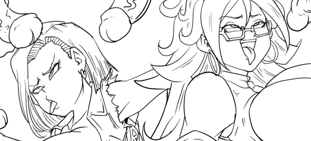 粛々とペン入れしております😊 