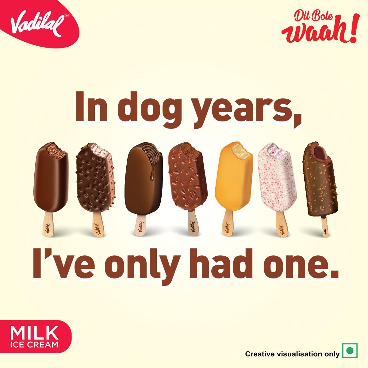 icecreamvadilal's tweet photo. So technically, I’m still on my first! 🍦🐾

#DilBoleWaahWaahWaah #WaahVadilal #NeedIceCream #IceCreamTime #Dessert #VadilalIceCream https://t.co/Y1ef52ueiV