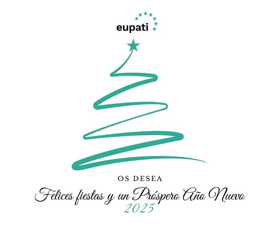 Desde EUPATI-España nos gustaría desearos unas muy felices fiestas llenas de alegría y un Año Nuevo cargado de éxitos, momentos inolvidables y muchos más proyectos tan emocionantes como los de este año.
 
¡Felices fiestas y un próspero 2025!