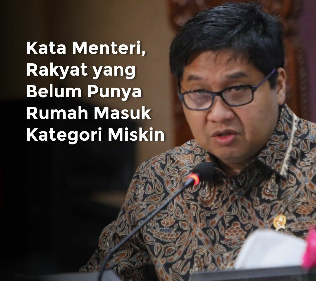 ReportNewsLive's tweet photo. Menteri Perumahan dan Kawasan Permukiman (PKP) Maruarar Sirait menyebut penduduk yang belum memiliki rumah masuk dalam kategori masyarakat miskin. https://t.co/snASVT7nIx