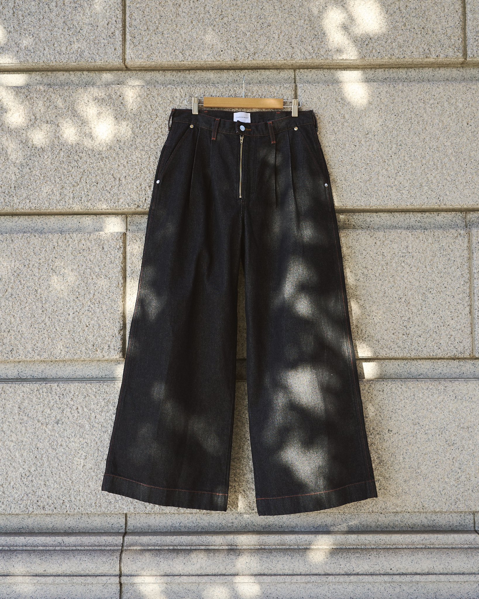 CamphorWood × Wrangler 】デニムセットアップ ブラック
