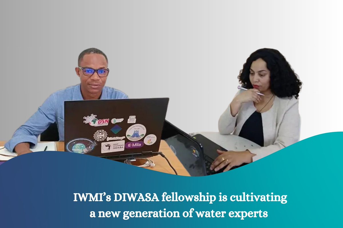 IWMI_'s tweet photo. 🌍 IWMI’s #DIWASA Fellowship empowers Africa’s young geospatial & water experts with skills, tools & networks to tackle water challenges. 🚀 See how it’s nurturing problem-solvers & driving a water-secure future. 👉 https://t.co/bFME64fdfm
#CapacityBuilding #Mentoring #OneCGIAR https://t.co/7ePBWZnMhD