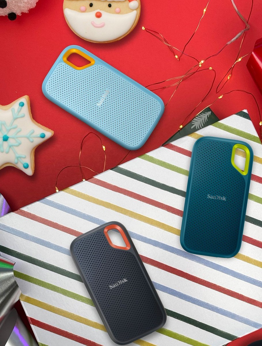 Na dúvida de um presente útil e lindo?
Temos! 🎄🎁

A linha de SSDs portáteis da SanDisk tem opções para todos os gostos e bolsos e vai surpreender quem receber! ​

#SanDisk #CompartilheSeuMundo #BoasFestas