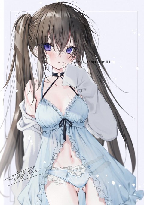 おまけうちの子下着本の1枚🩵 