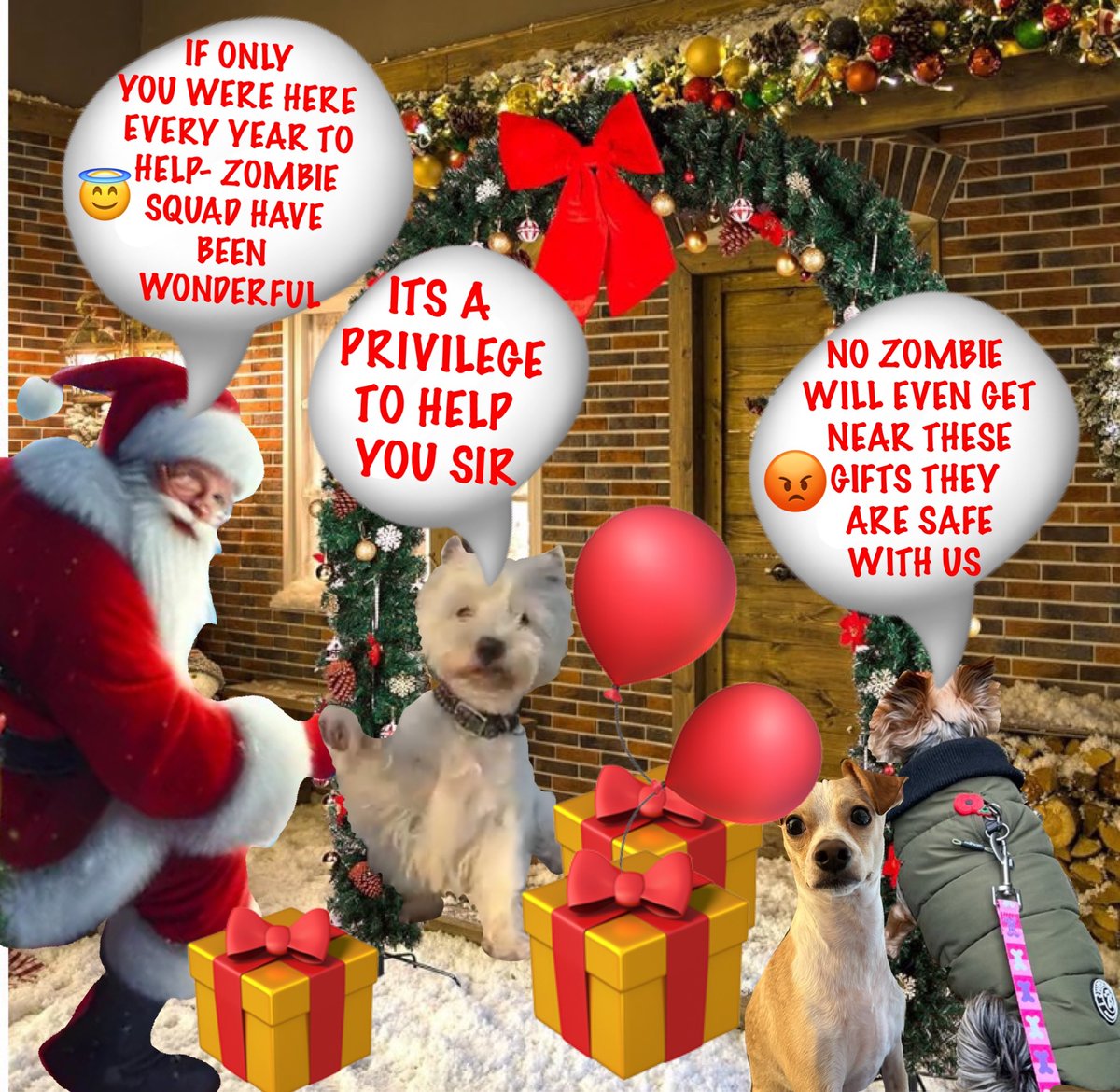 15 #zzst #zshq 🧑🏽‍🎄🎅🏽🧑🏽‍🎄🎅🏽🧑🏽‍🎄🎅🏽🧑🏽‍🎄🎅🏽🧑🏽‍🎄🎅🏽
OOOH IT MAKE US SOOOO PROUD TO THIN WE HELPED SANTA!!!!   WHAT A GREAT PRIVILEGE 😉☺️

Keep your eyes open  those ZOMBIES is hiding in weird places...