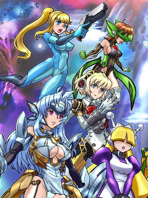 ピチスーさんロボ娘さん集合絵 