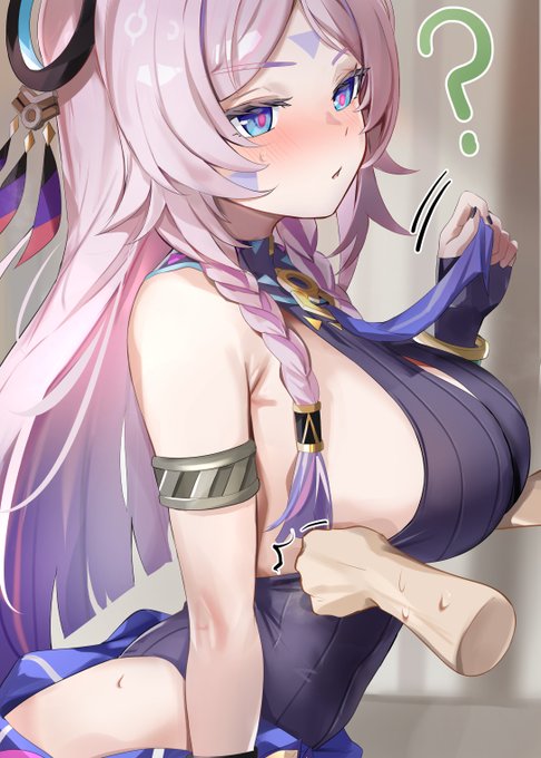 泥酔しすぎて熱くなっちゃうシトラリ #原神 #Citlali 