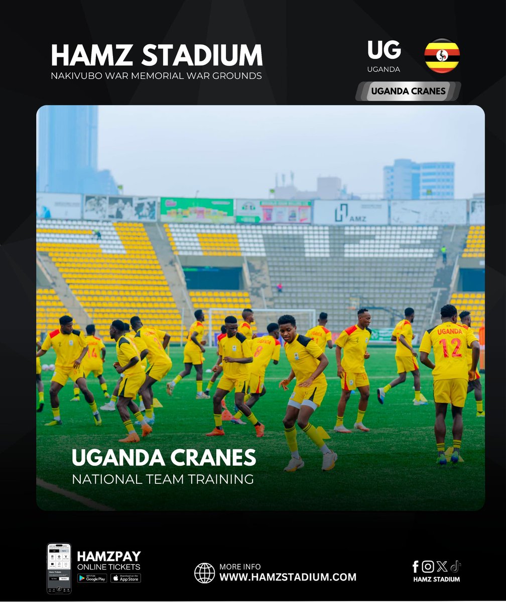UGAMAN (@ugaman01) on Twitter photo Uganda Cranes Training <a href="/HamzStadium/">Hamz stadium Nakivubo War Memorial Grounds</a> in preparation for their next CHAN Qualifiers game against Burundi. Uganda Cranes Training <a href="/HamzStadium/">Hamz stadium Nakivubo War Memorial Grounds</a> in preparation for their next CHAN Qualifiers game against Burundi.