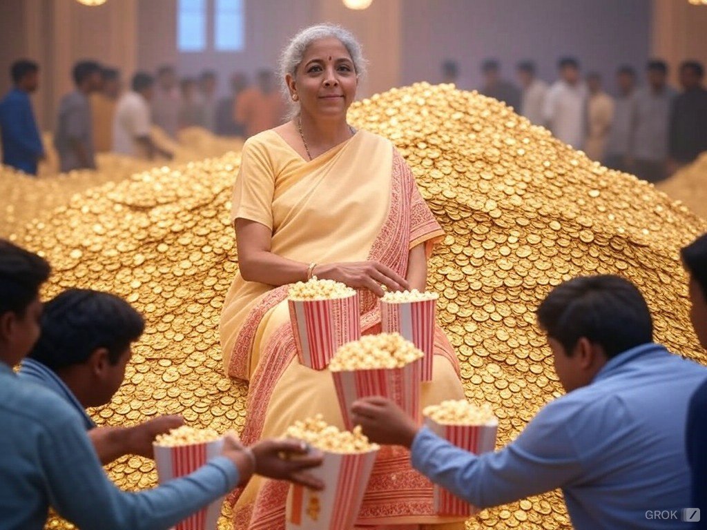 DocRGM's tweet photo. Even Popcorn reaches 18% GST Slab.

Next she'll tax air and sunlight.

#GSTCouncil https://t.co/xTpIjfkRve