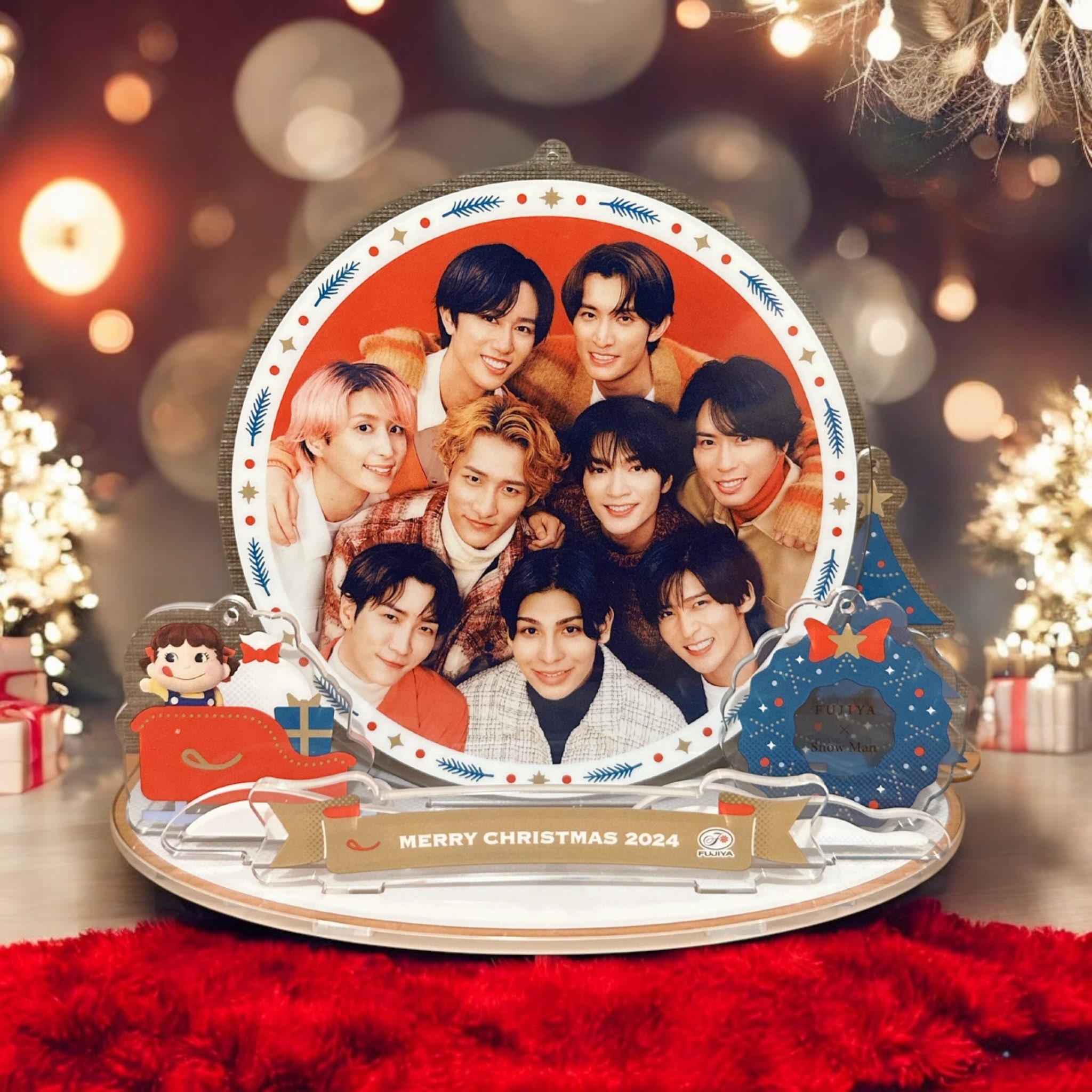 U*様  Man×不二家 クリスマス オリジナルグッズ Snow Man情報局 | Christmas is FUJIYA. 2025年不二家クリスマスで