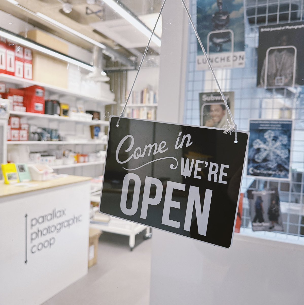 ParallaxPhotographic (@parallaxcoop) on Twitter photo We’re open today until 4pm and Monday 10am - 6pm. Stop by and stock up before Christmas! We’re open today until 4pm and Monday 10am - 6pm. Stop by and stock up before Christmas!