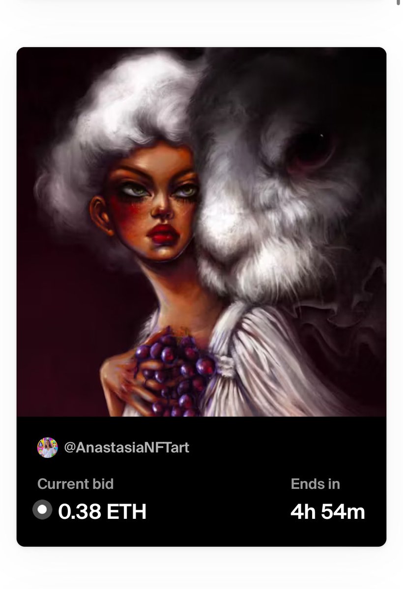 NEURONEXUS (@neuronexuswo) on Twitter photo GM โฝ๏ธ
๐จ Live Auction ๐จ
โNext to youโ by <a href="/AnastasiaNFTart/">Anastasia NFTart | SuperRare ๐ | NFT.NYC</a>
Bid by <a href="/Sivasomething/">Sivasomething๐</a> GM โฝ๏ธ
๐จ Live Auction ๐จ
โNext to youโ by <a href="/AnastasiaNFTart/">Anastasia NFTart | SuperRare ๐ | NFT.NYC</a>
Bid by <a href="/Sivasomething/">Sivasomething๐</a>