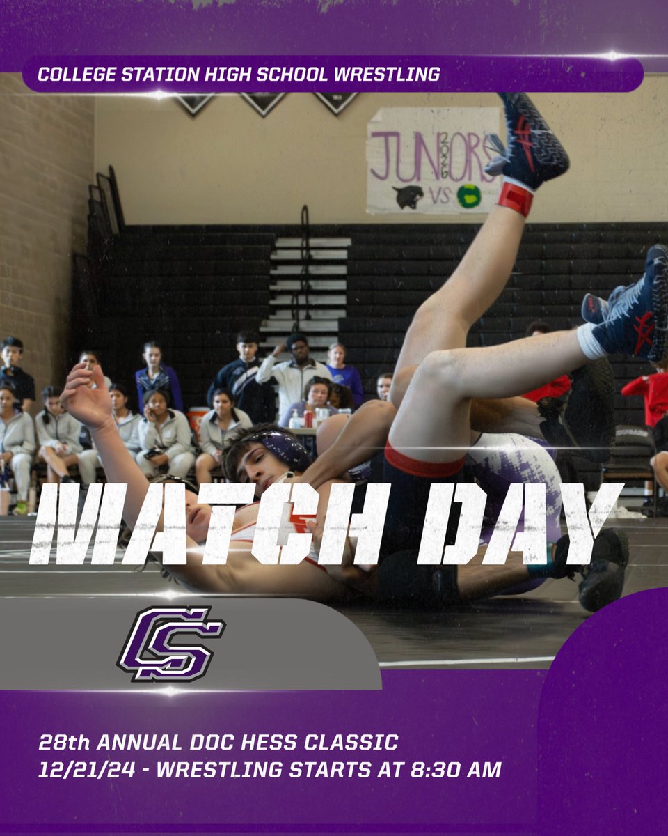 CSHS Cougar Wrestling (@wrestling_cshs) on Twitter photo Tournament day here at Legends Event Center in Bryan. Wrestling starts at the Doc Hess Classic at 8:30. Let's go!
<a href="/CSHSCougarClub/">CSHS Cougar Club</a> <a href="/CSISDAthletics/">College Station ISD Athletics</a> <a href="/J_Grimes00/">Justin R Grimes</a> <a href="/PryorStoney/">Stoney Pryor</a> Tournament day here at Legends Event Center in Bryan. Wrestling starts at the Doc Hess Classic at 8:30. Let's go!
<a href="/CSHSCougarClub/">CSHS Cougar Club</a> <a href="/CSISDAthletics/">College Station ISD Athletics</a> <a href="/J_Grimes00/">Justin R Grimes</a> <a href="/PryorStoney/">Stoney Pryor</a>