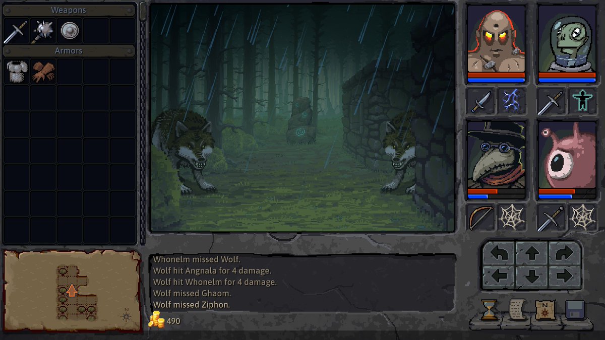 boovie3's tweet image. Nothing like a nice walk in the woods...
#screenshotsaturday #pixelart #dungeoncrawler #retrogaming #crpg #gamedev #indiegame