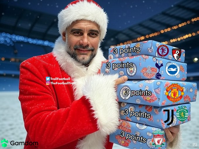 OupaBaloyi7's tweet image. Father Christmas - Mr Pep Guardiola! 🎄🎅