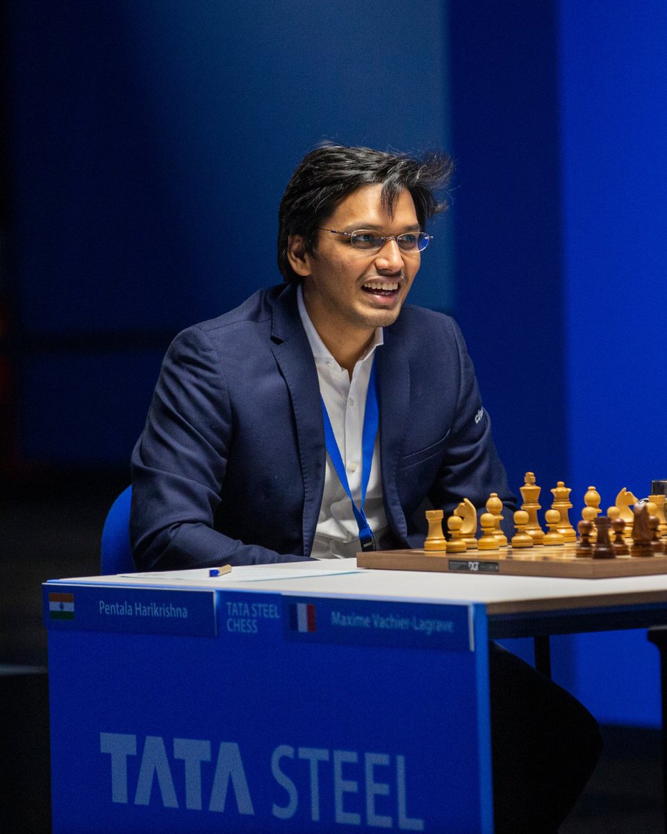 We regret to announce that Vidit has withdrawn from the #TataSteelMasters due to personal reasons. 

We are pleased to welcome Grandmaster Pentala Harikrishna as his replacement. 

The #TataSteelChess Tournament 2025 will take place from January 17 to February 2 in Wijk aan Zee,
