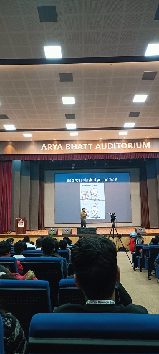 karandefinitely's tweet image. Just back from #DevFestBhopal: learned, networked, and ran out of coffee faster than my debug patience. 🖥️☕
 #CodeAndConnect #DevFestBhopal2024 #Google