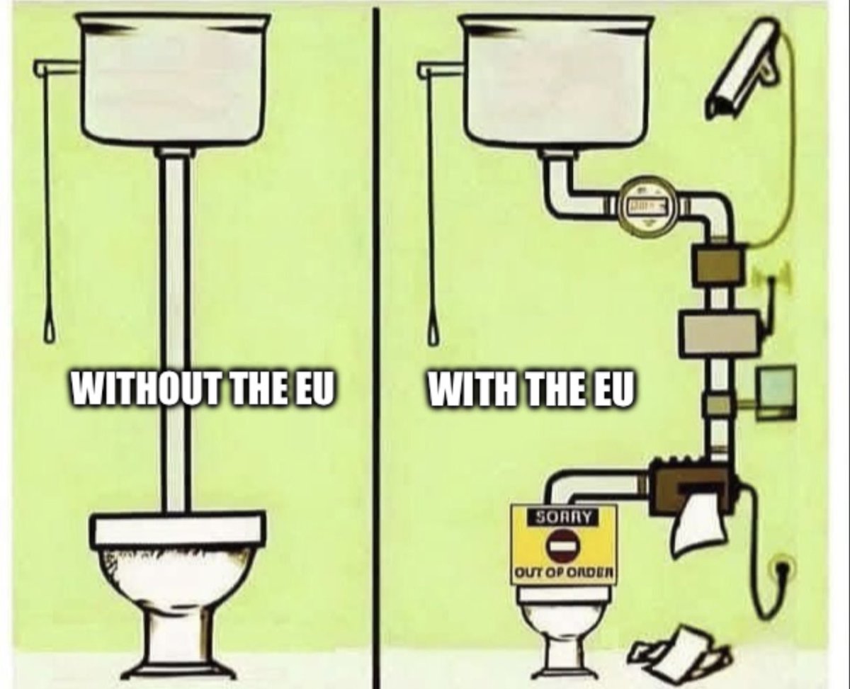 hectorchamizo's tweet photo. Sin la Unión Europea.

Con la Unión Europea.

Humor de domingo 😂. https://t.co/XOb4jmPnZk