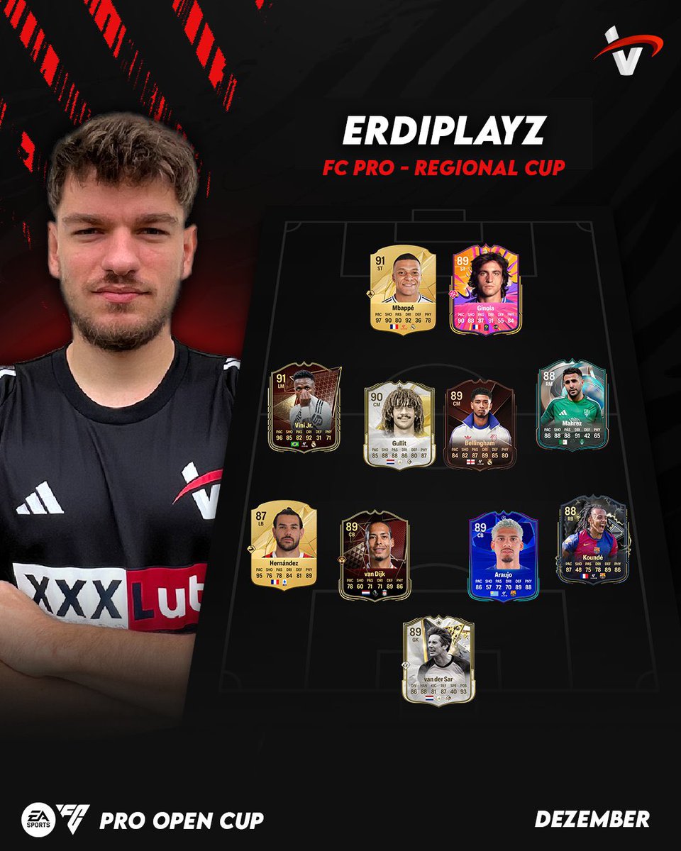 𝐅𝐂 𝐏𝐑𝐎 𝟐𝟓 - 𝐑𝐄𝐆𝐈𝐎𝐍𝐀𝐋 𝐂𝐔𝐏 𝐃𝐄𝐙𝐄𝐌𝐁𝐄𝐑

🇩🇪 <a href="/erdiplayz/">Max Erdmann</a> 

Let‘s go Max! ☝️💪