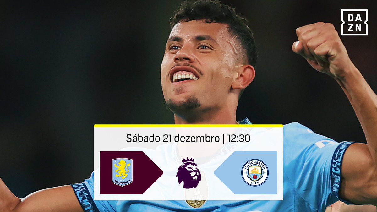 Se isto já não anda famoso para o <a href="/ManCity/">Manchester City</a> ⚓, a J17 da <a href="/premierleague/">Premier League</a> 🏴󠁧󠁢󠁥󠁮󠁧󠁿 começa com visita do (ainda) campeão a Birmingham e ao <a href="/AVFCOfficial/">Aston Villa</a> ⚔️. Emoção garantida no Villa Park e na <a href="/DAZNPortugal/">DAZN Portugal</a> 1 📺 comigo e com o <a href="/FranciscoSous22/">Francisco Sousa</a> . Têm via aberta na #daznpremier 📲