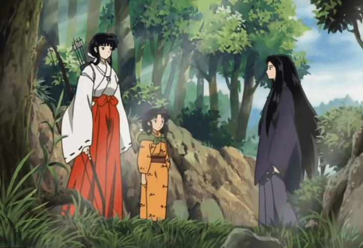 키쿄우(도라지꽃)는 한여름에 피는 꽃인데 카에데(단풍)와 츠바키(동백꽃)은 가을과 겨울이라 키쿄우가 먼저 떠나고 나머지 둘은 키쿄우 못잊고 살아가는게 상징적임