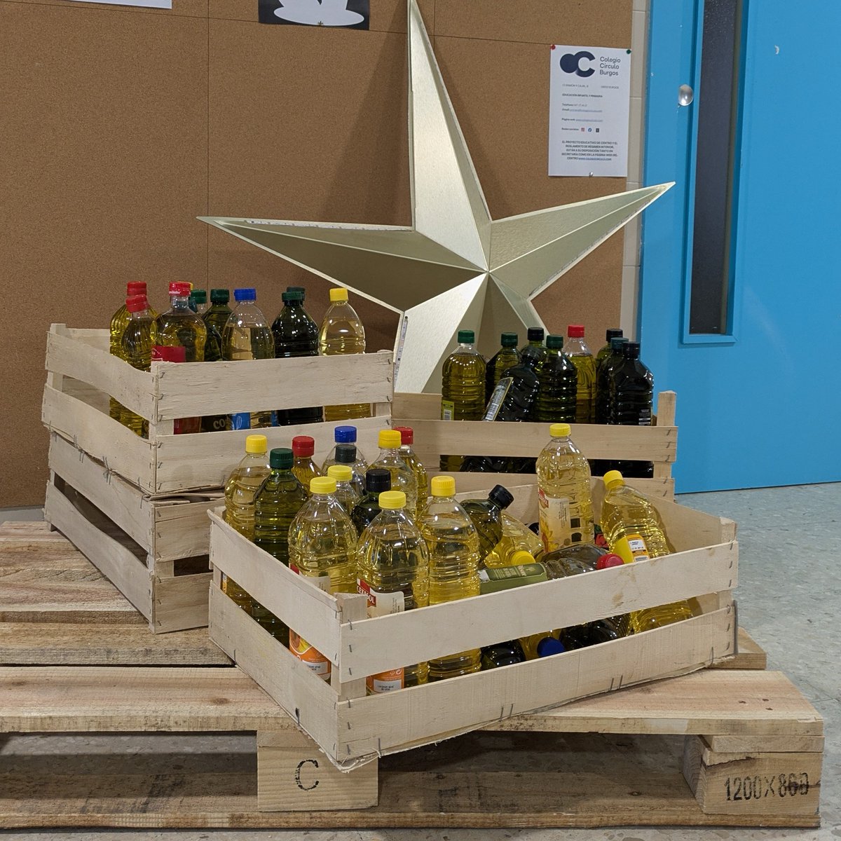 Gracias a todos por colaborar en la recogida de aceite para  la CASA DE ACOGIDA "SAN VICENTE DE PAÚL".