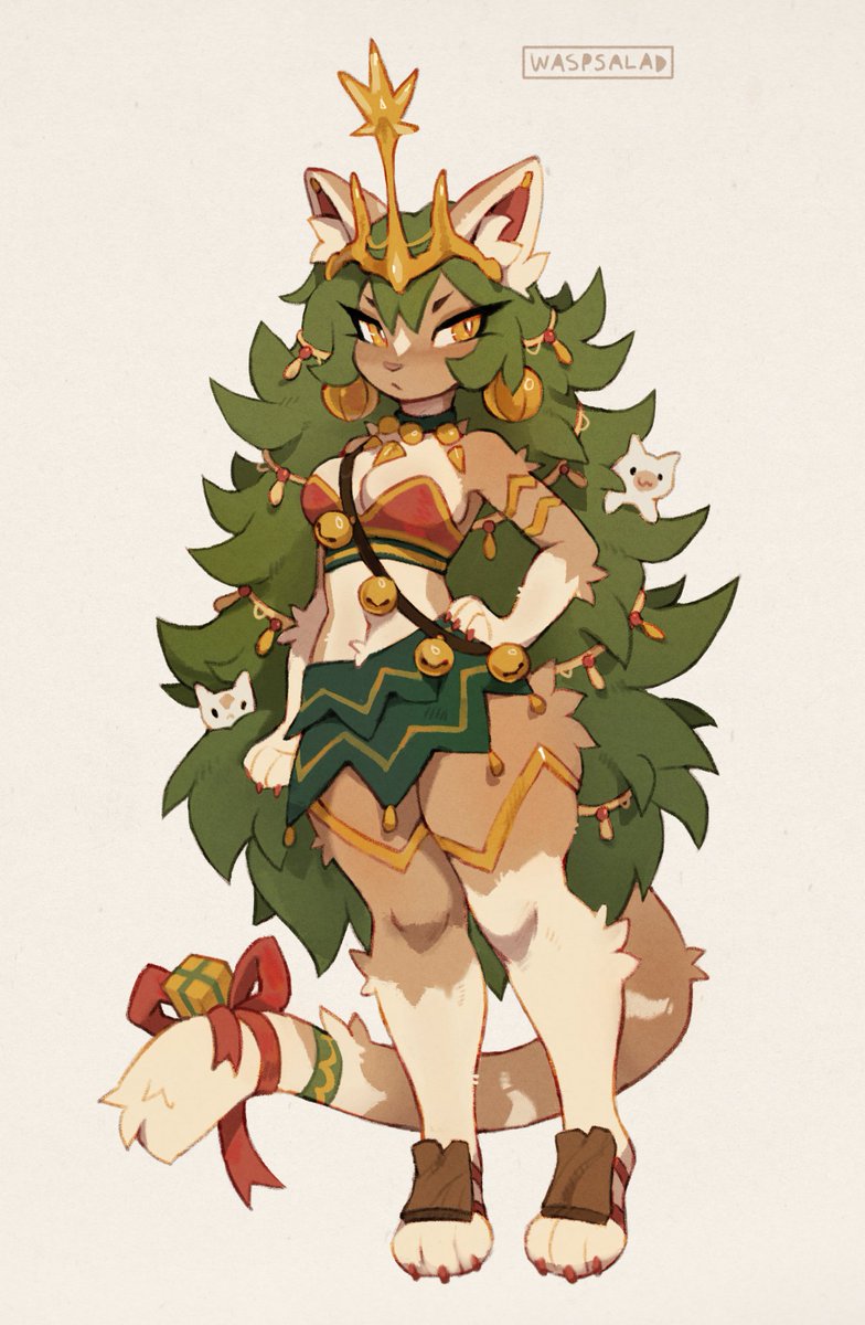 waspsalads's tweet photo. *furrifies your christmas tree* https://t.co/raSDOvXEqP